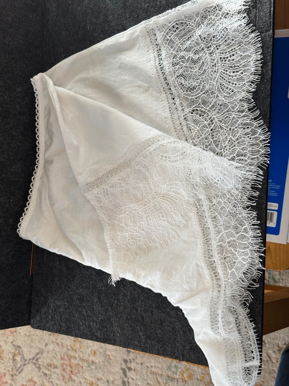 Skin Organic Cotton Lace Panty